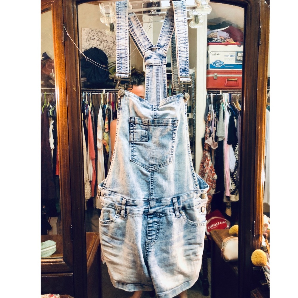 Blue Spice Denim Short-all/Overall-shorts